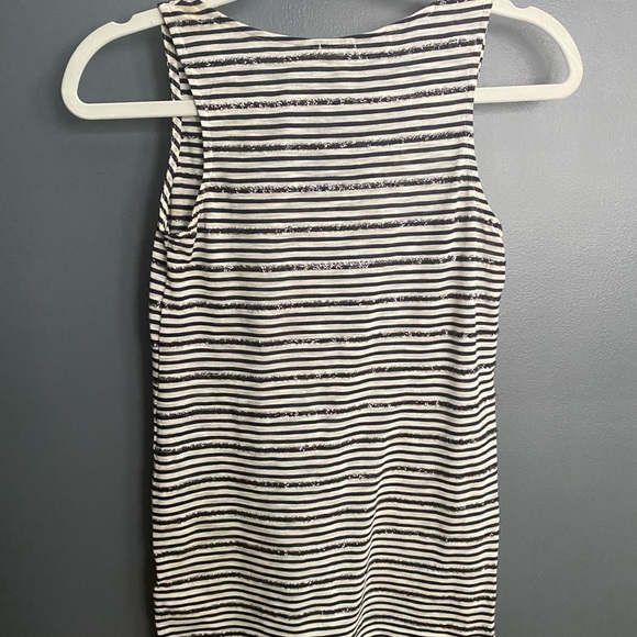 J. Crew navy/white stripe sequin tank - XXS - Picture 3 of 8